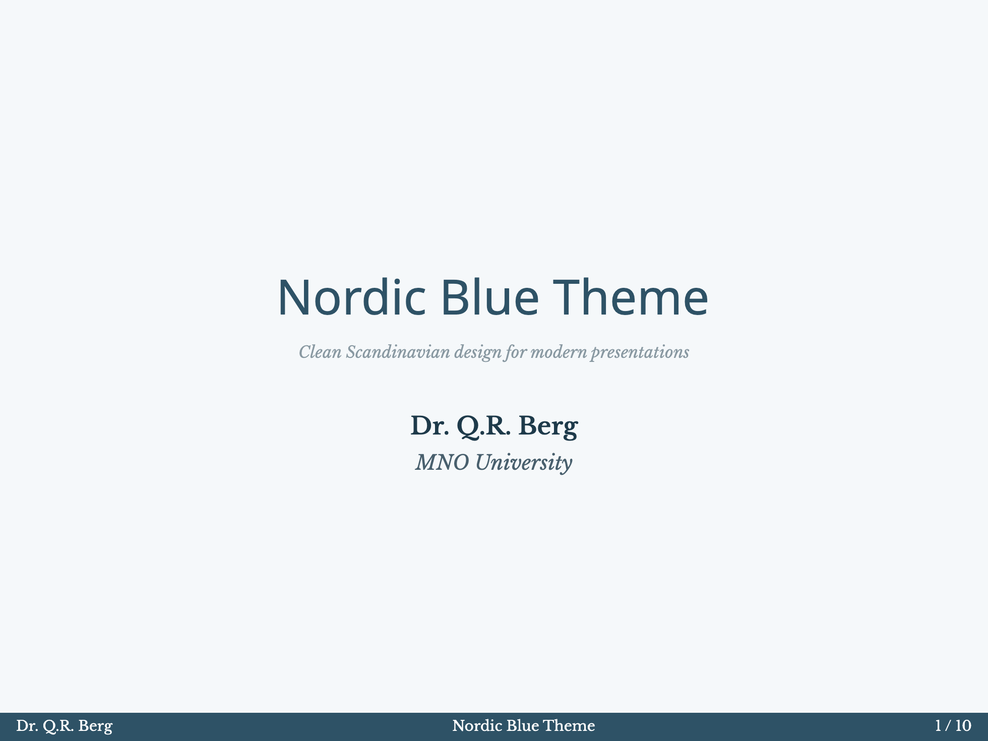 Nordic - Cover