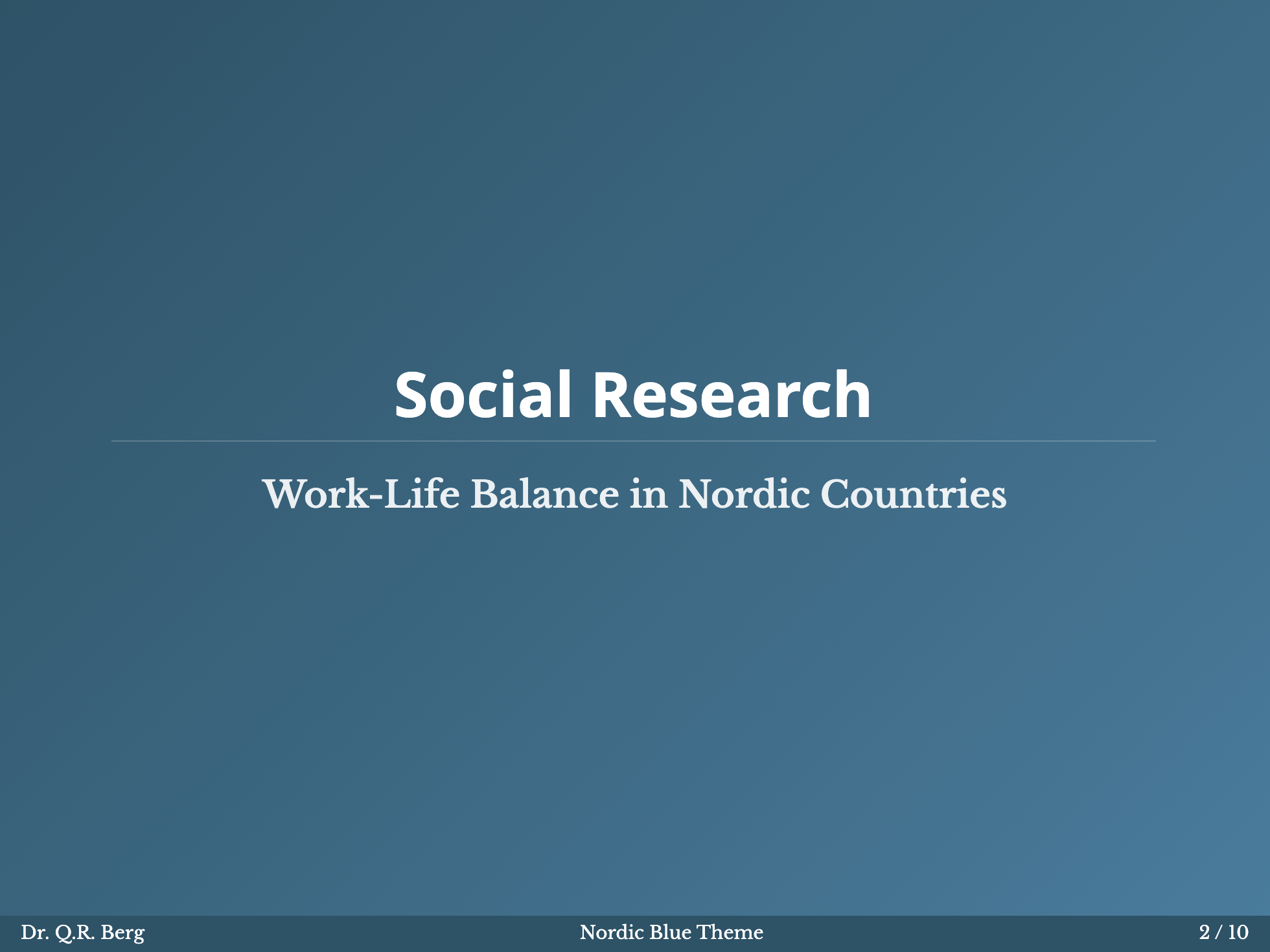 Nordic - Section