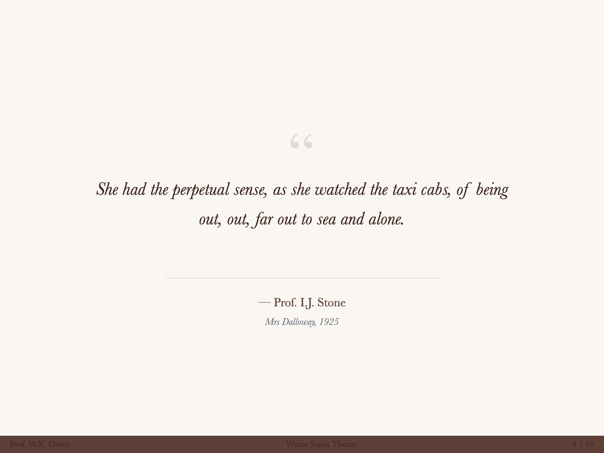 Sepia - Quote